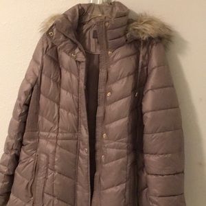 Worn once! No tags —Warm and pretty. Fits M—no tags but like new condition